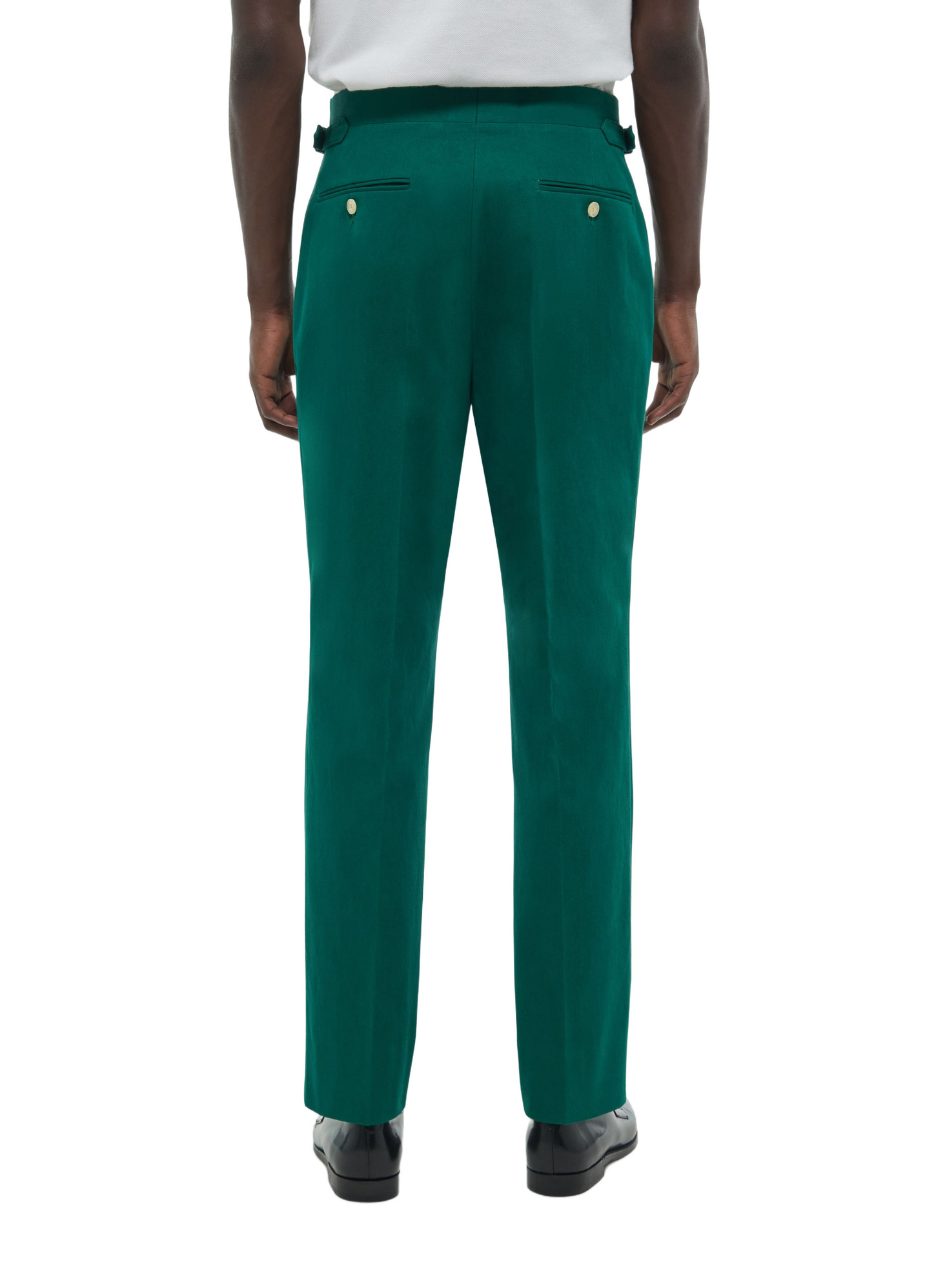 Men's emerald green trousers Fursac - P3FROP-FP03-H009