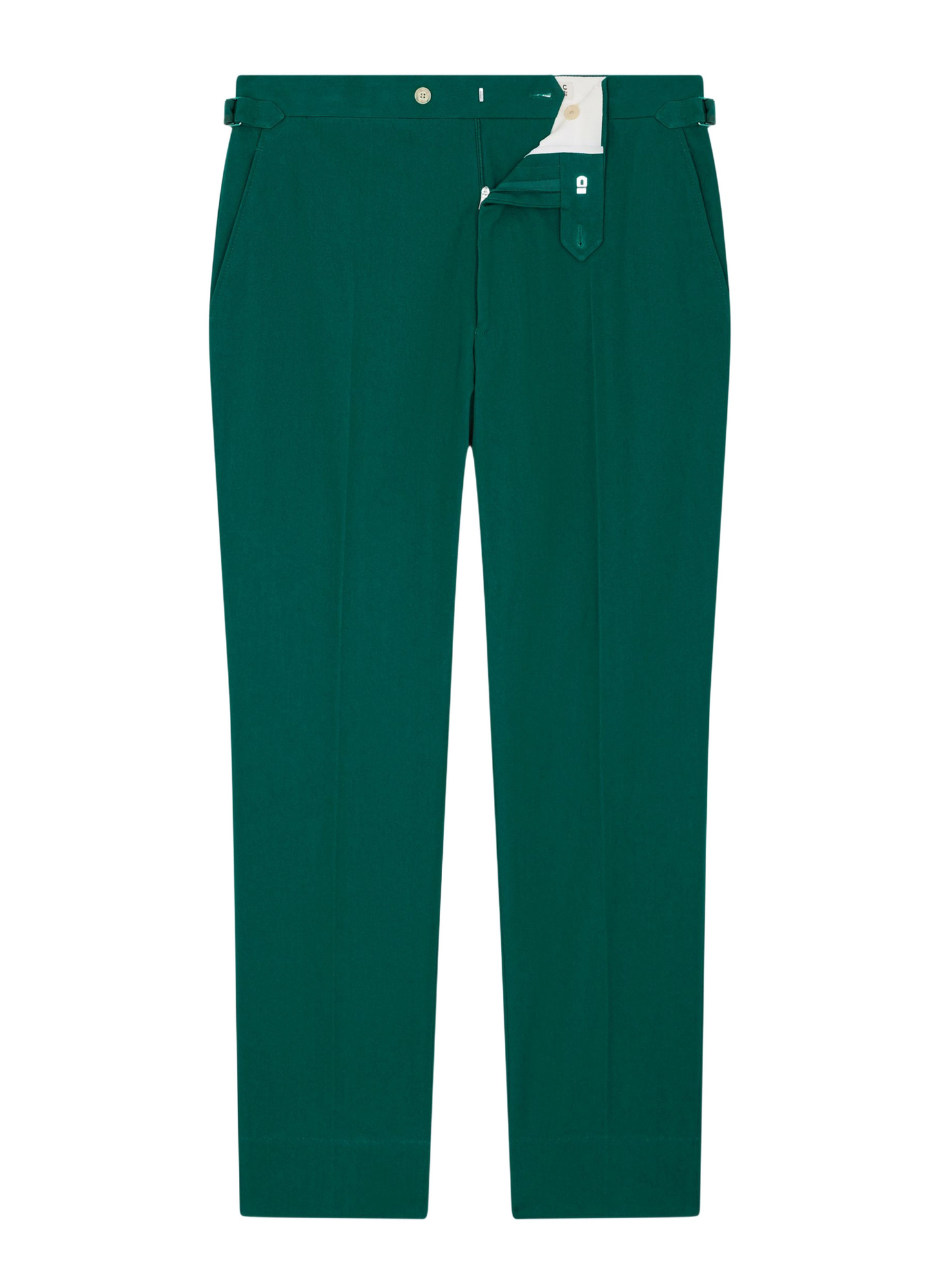 Men's green cotton canvas trousers Fursac - P3FROP-FP03-H009