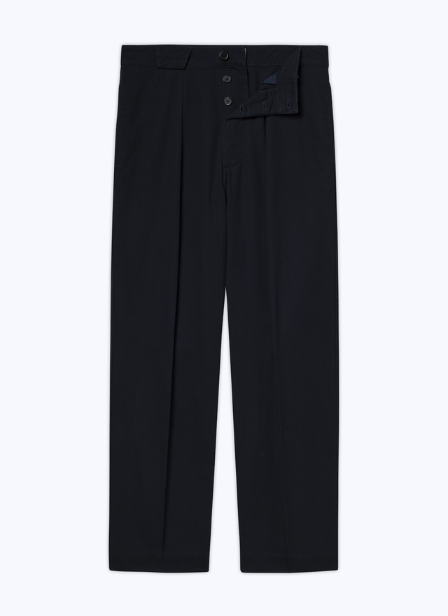 Men's navy blue trousers Fursac - P3BCNO-BP13-30