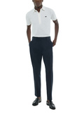 Cotton canvas fitted chino pants - P3FROP-FP03-D030