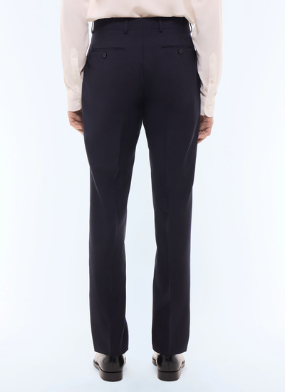 Men's main fabric: 100% virgin woolwaistband lining: 58% polyester, 42% cottonleg lining: 100% polyesterpocket lining: 58% polyester, 42% cotton trousers Fursac - P3LOXA-BV01-30