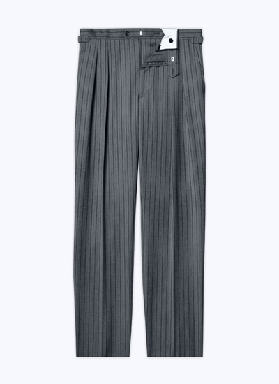 Men's virgin wool twill trousers Fursac - P3DOHA-VP04-B024