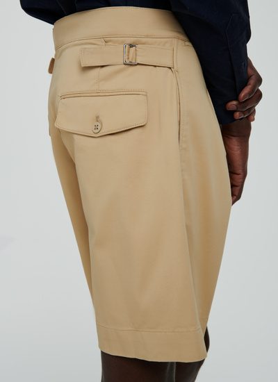 Men's trousers beige cotton and elastane Fursac - 22EP3VASY-VP09/08