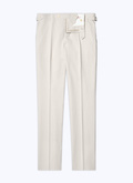 Linen and certified cotton trousers - P3AXIN-DX03-A005