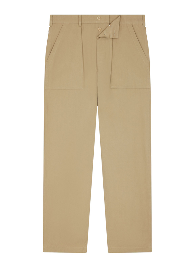 Men's beige trousers Fursac - P3FAGO-FP03-A008