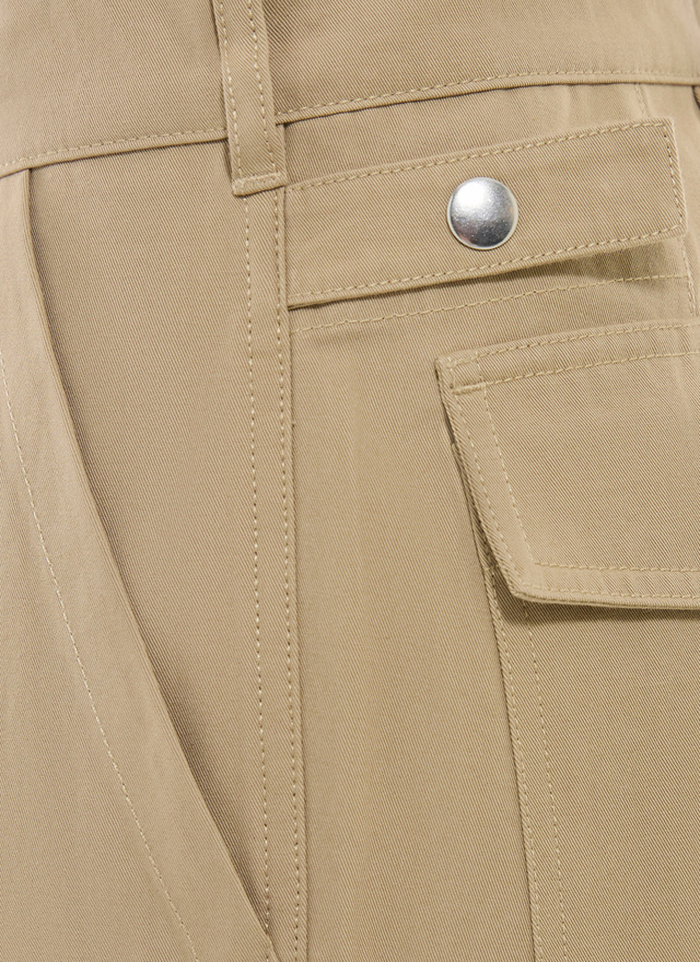 Men's beige trousers Fursac - P3FAGO-FP03-A008