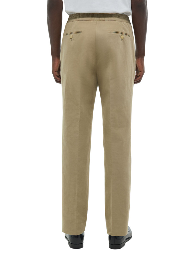 Men's beige trousers Fursac - P3FVOK-FP18-A008