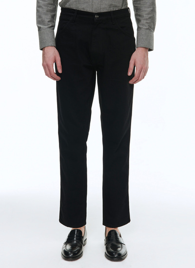 Men's trousers black corduroy Fursac - 22HP3VLAP-TP22/20