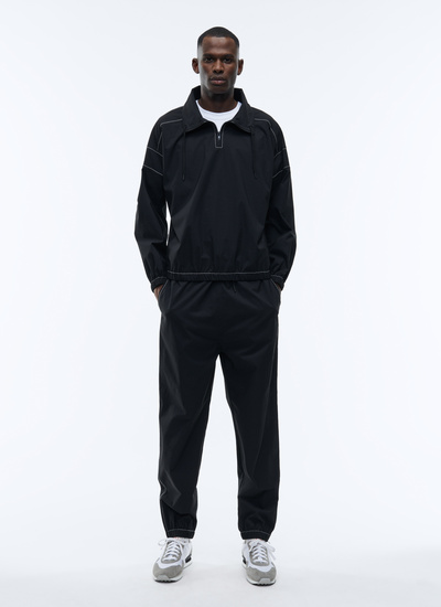 Men's black trousers Fursac - P3ADOS-AX20-20