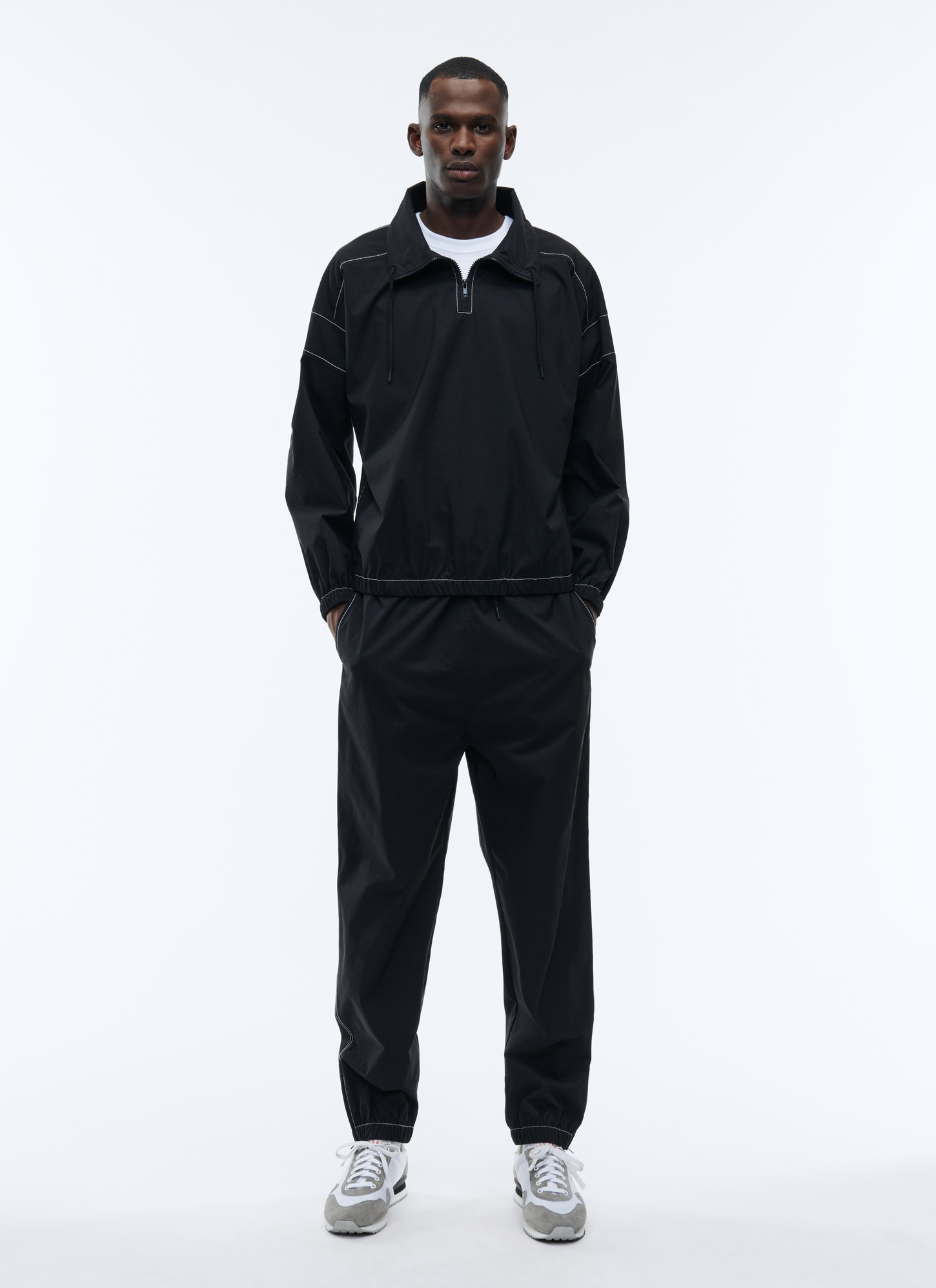 Men's black trousers Fursac - P3ADOS-AX20-20