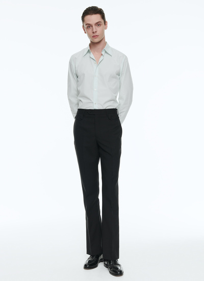 Men's black trousers Fursac - P3BOTO-BV01-20