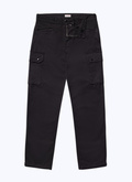Cotton cargo trousers with multipockets - P3CALI-CP54-B020