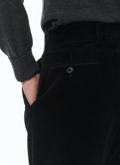 Men's black trousers Fursac - P3CATI-CX47-B020