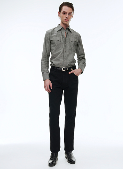 Men's black trousers Fursac - P3VLAP-TP22-20