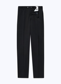 Black wool serge trousers - P3VOXA-AC82-20