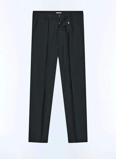 Men's wool canvas trousers Fursac - P3FROG-FX04-B021