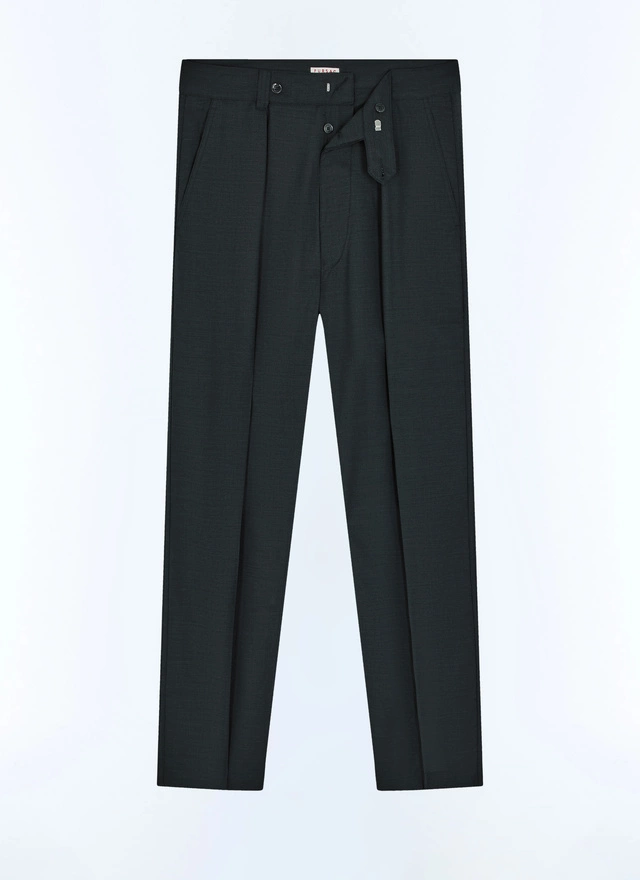 Men's wool canvas trousers Fursac - P3FROG-FX04-B021