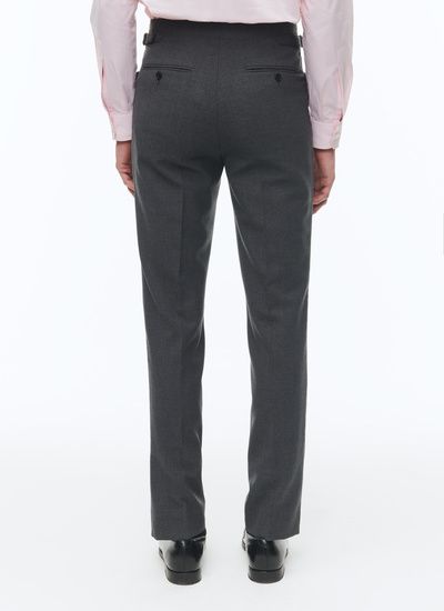 Men's charcoal grey trousers Fursac - P3VEKO-BC19-24