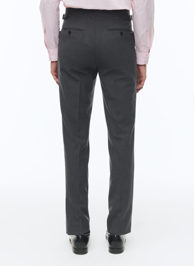 Men's charcoal grey trousers Fursac - P3VEKO-BC19-24