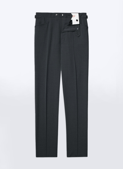 Men's grey virgin wool trousers Fursac - P3VEKO-VP02-24