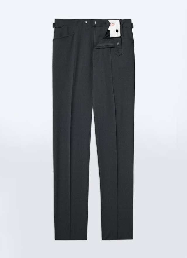 Men's grey virgin wool trousers Fursac - P3VEKO-VP02-24
