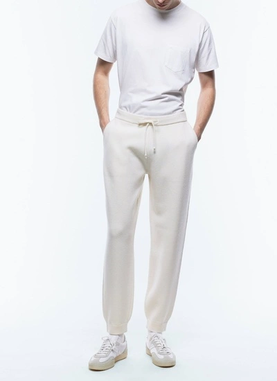 Men's trousers ecru certified wool and cotton Fursac - P3EJOG-EA12-A002