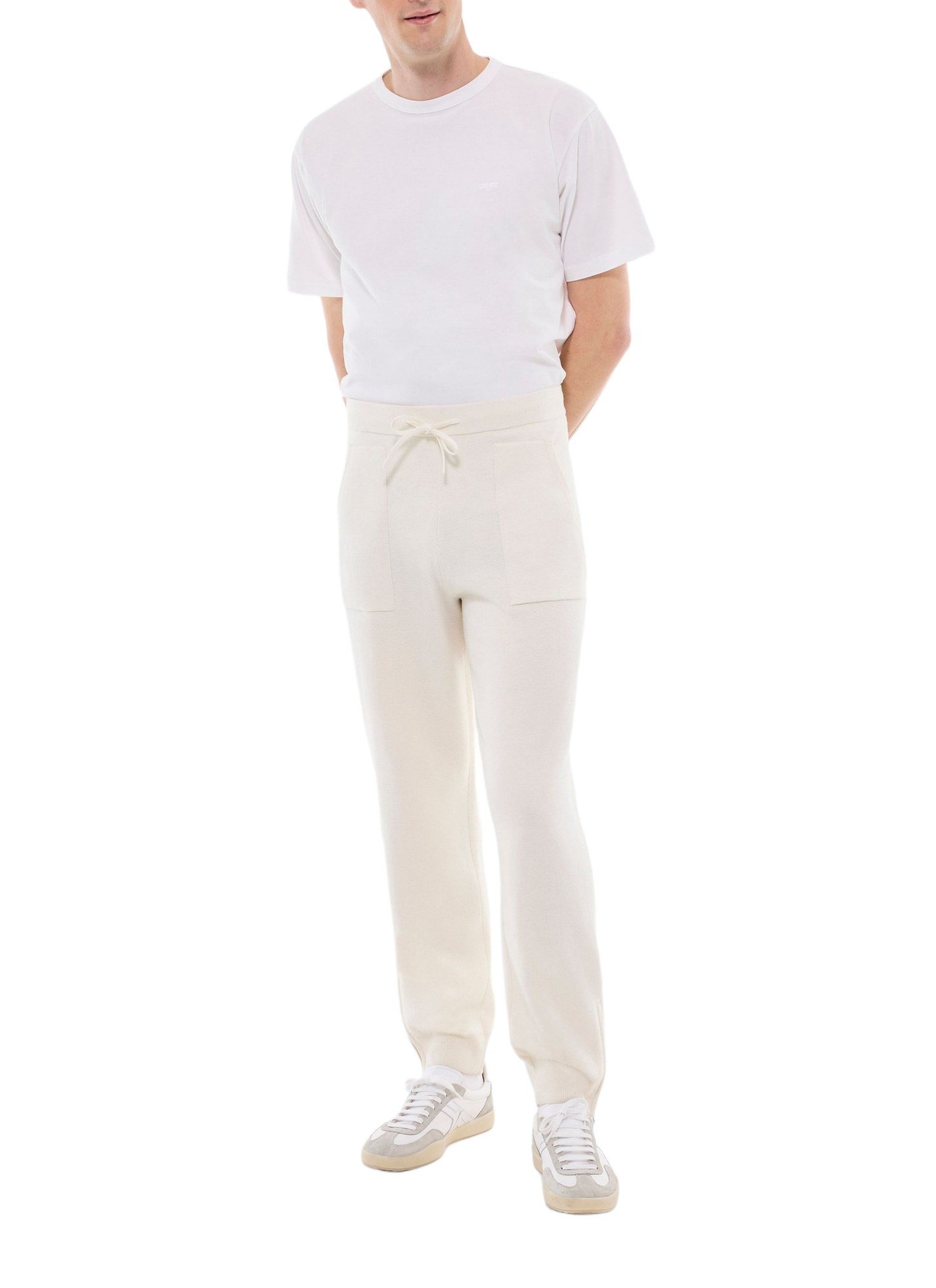 Men's ecru trousers Fursac - P3GING-GA18-A002