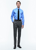 Slim fit herringbone pants in wool - P3ETAN-CX40-B022