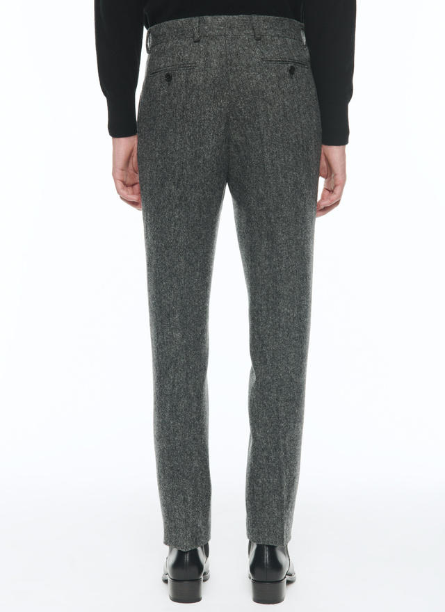 Men's virgin wool tweed trousers Fursac - P3BATE-RP14-29