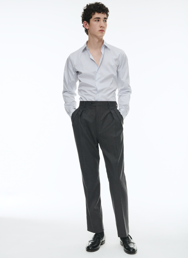 Men's grey trousers Fursac - P3CATI-OC55-22
