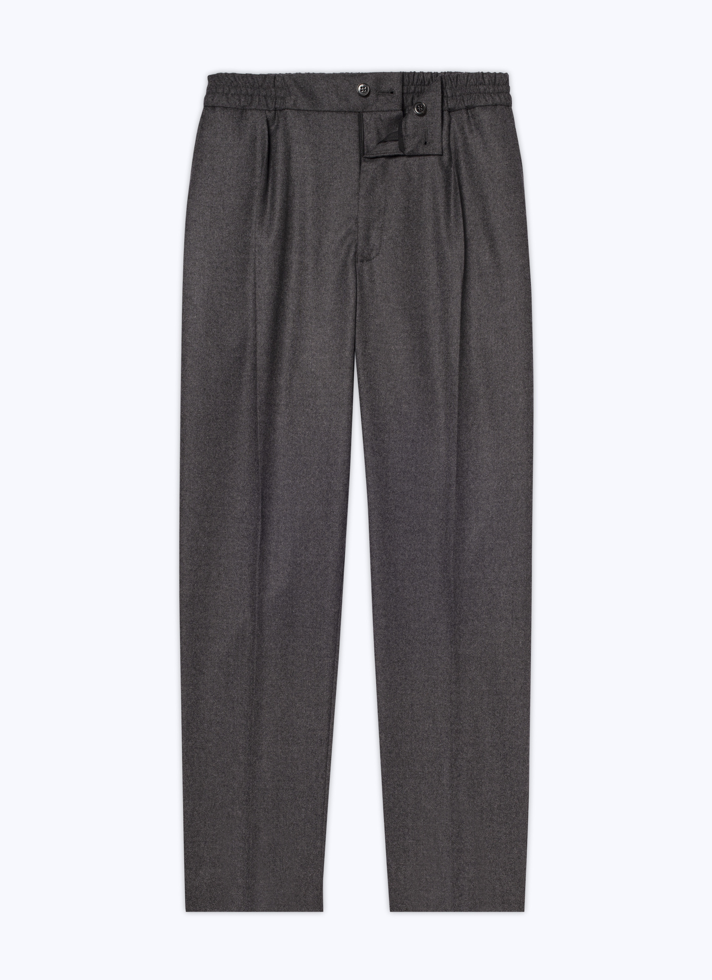 Men's blended virgin wool flannel trousers Fursac - P3CVOK-OC55-22
