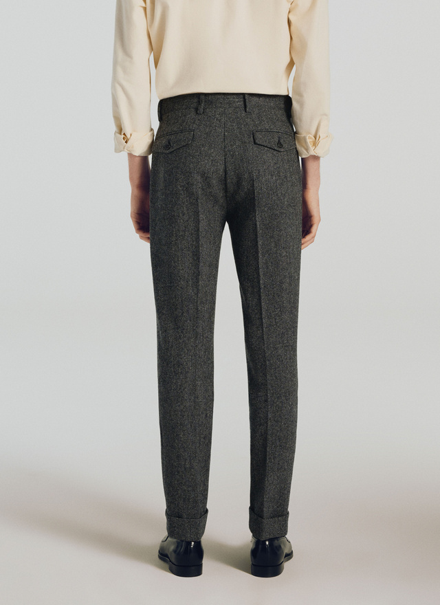 Men's virgin wool trousers Fursac - P3TOZO-RP14-29