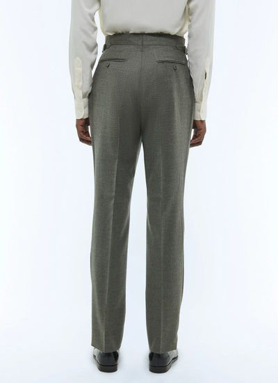 Men's greyish green trousers Fursac - P3AXIN-CC46-H018