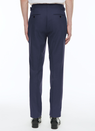 Men's ink blue trousers Fursac - P3AXIN-CC65-D029