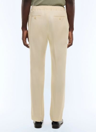 Men's ivory trousers Fursac - P3CVOK-JP02-A004