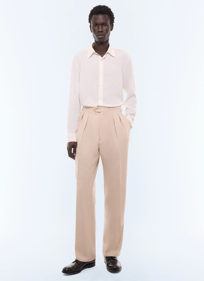 Men's natural trousers Fursac - P3GARG-LC17-A003