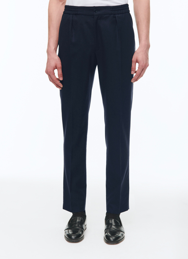 Men's navy blue trousers Fursac - P3CVOK-DC51-D031