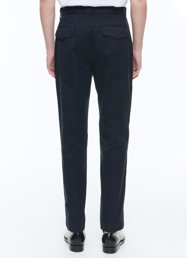 Men's navy blue trousers Fursac - P3DCNO-DP03-D030