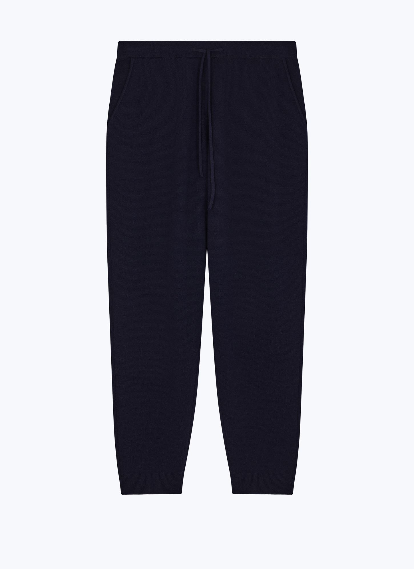 Men's blue, navy blue certified wool and cotton trousers Fursac - P3EJOG-EA12-D030