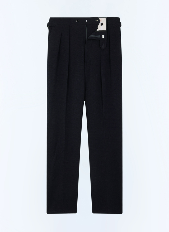 Men's navy blue trousers Fursac - P3EXIN-JX04-D030