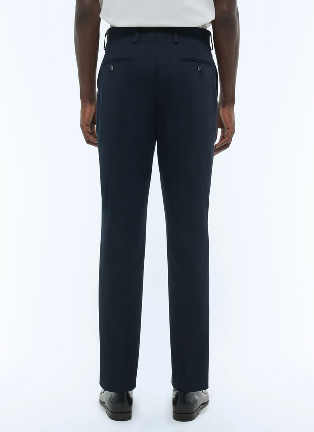 Men's navy blue trousers Fursac - P3FROP-FP03-D030