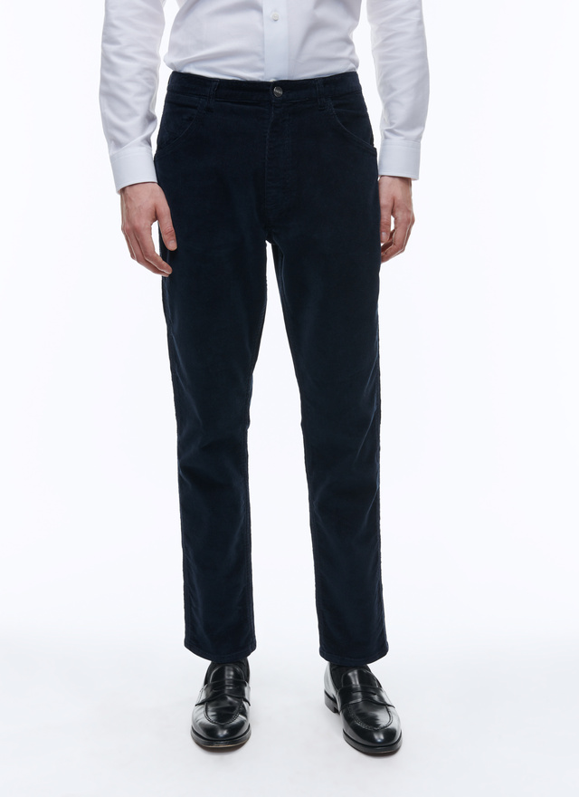 Regular Fit Plain Men Indigo Blue Corduroy Denim Jeans, Casual Wear at Rs  710/piece in New Delhi
