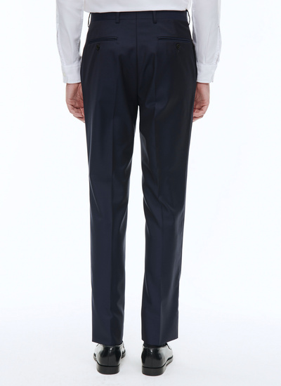 Men's navy blue trousers Fursac - P3VOXA-AC81-31