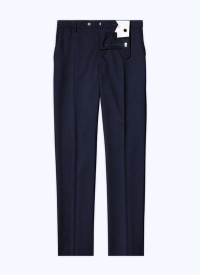 Men's fresco virgin wool canvas trousers Fursac - P3VOXA-DC51-D031