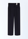 Wide-leg striped wool trousers - P3GOHA-LC21-D030