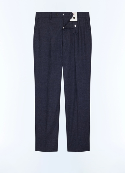 Men's virgin wool flannel trousers Fursac - P3BATE-OC06-32