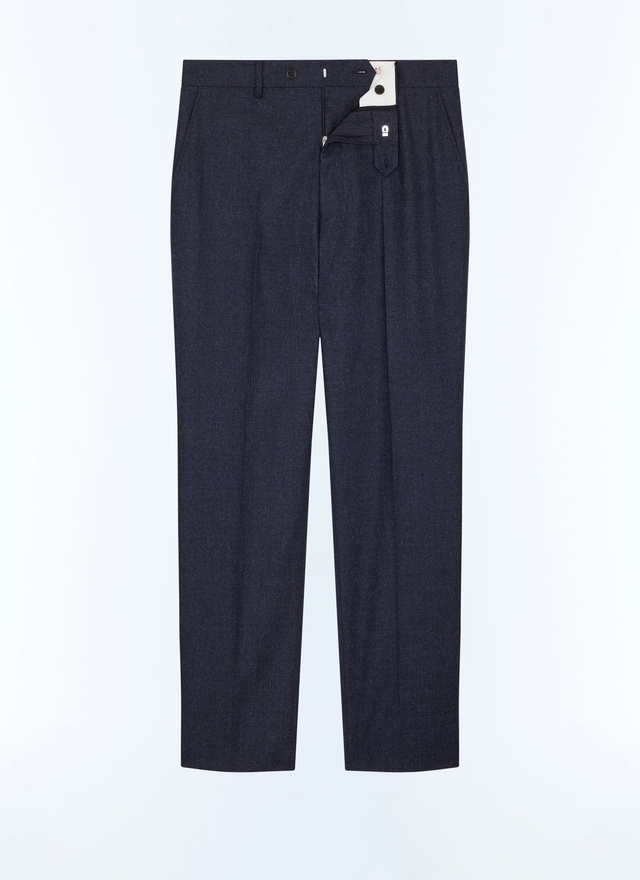 Men's virgin wool flannel trousers Fursac - P3BATE-OC06-32