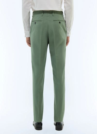 Men's organic cotton canvas trousers Fursac - P3DROP-FX14-H006