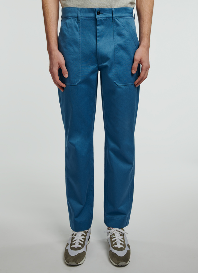 Men's sky blue trousers Fursac - P3VAGO-VP07-37