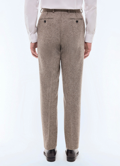 Men's virgin wool trousers Fursac - P3GALO-GX02-G018